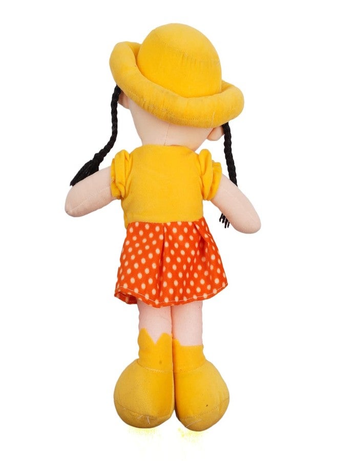 DearJoy Cap Rag Doll - Yellow, 40cm - Image 4